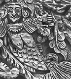 Русалка («Русалка». Деревянная резьба)