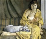 Фрейд Люсьен (Девушка с белой собакой)