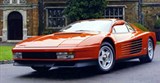 Ferrari Testarossa (вид спереди и сбоку)