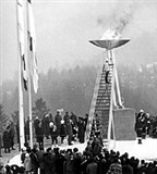 IX зимние олимпийские игры (олимпийский огонь) [спорт]