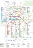 Схема метрополитена Москвы