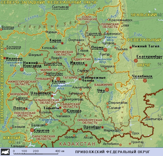 Карта орлова кировской области