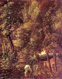 АЛЬТДОРФЕР Альбрехт (Лесной пейзаж со святым Георгием)