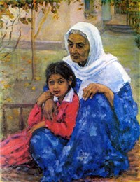Абдуллаев Абдулхак Аксакалович (Бабушка и внучка)
