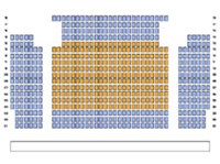 Аврора. Схема зала 1