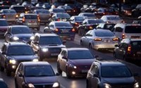 Автомобильная пробка (коллаж)