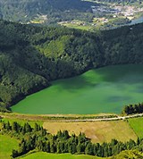 Азорские острова (Сан-Мигел, озеро Сантьяго)