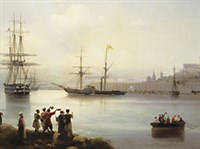 Айвазовский Иван Константинович (Русская эскадра на Севастопольском рейде)