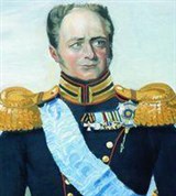 Александр I Павлович (панно работы Б.М. Кустодиева)