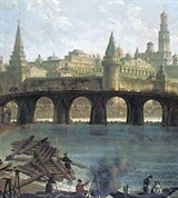 Алексеев Федор Яковлевич (Вид на Московский Кремль со стороны Каменного моста)