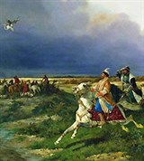 Алексей Михайлович (Царь Алексей Михайлович с боярами на соколиной охоте близ Москвы)