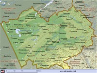 Алтайский край (географическая карта) (2)
