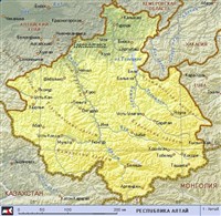 Алтай (географическая карта)