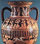 Амфора чернофигурная (Вилла Джулия)
