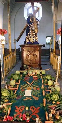 Антигуа (Гватемала, скульптура в церкви св. Франциско)