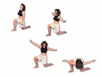 Ардхабхуджангасана 3