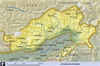 Аруначал-Прадеш (географическая карта)