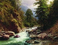 БОРЖОМСКОЕ УЩЕЛЬЕ (картина И.Н. Занковского)