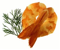 Бабочки из креветок