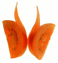 Бабочки из помидоров