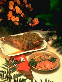 Баранина отбивная по-деревенски