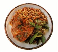 Баранина с макаронными изделиями