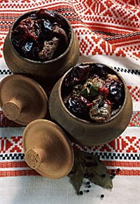 Баранина тушеная с черносливом