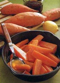 Батат глазированный