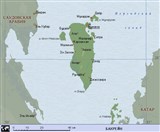 Бахрейн (географическая карта)