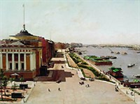 Беггров Александр Карлович (Вид на Неву от Зимнего дворца)