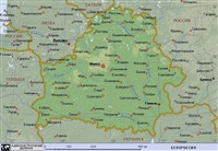 Белоруссия (географическая карта)