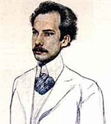 Белый Андрей (портрет работы Бакста)