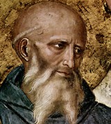 Бенедикт Нурсийский (фреска Фра Анджелико)