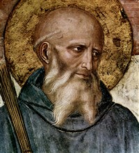 Бенедикт Нурсийский (фреска Фра Анджелико)