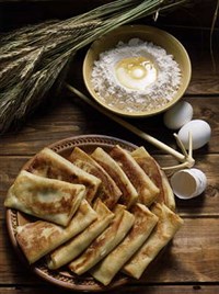 Блинчики с мясом