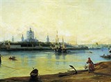 Боголюбов Алексей Петрович (Вид Смольного монастыря с Большой Охты)