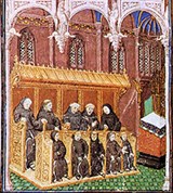 Богослужение в христианстве («Пение монахов» (миниатюра)