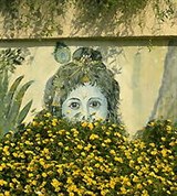 Бомбей (стена с изображением бога Кришны)