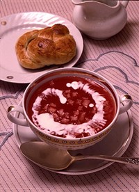 Борщ холодный