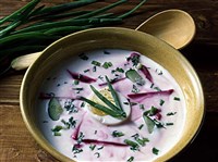 Борщ холодный литовский