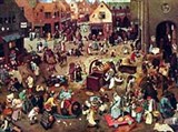 Брейгель Питер (Битва Поста и Масленицы)