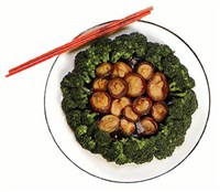 Брокколи с грибами