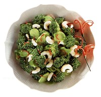 Брокколи с креветками