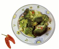 Брокколи с чилли