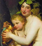 Бруни Федор Антонович (Вакханка, поящая Амура)