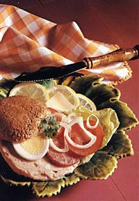 Булка с гарниром