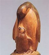 Ватагин Василий Алексеевич (Пингвин с птенцом)