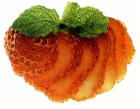 Веера из клубники