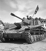 Венская операция (самоходки су-76М в Вене)