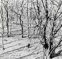 Верейский Георгий Семенович (В саду Русского музея)